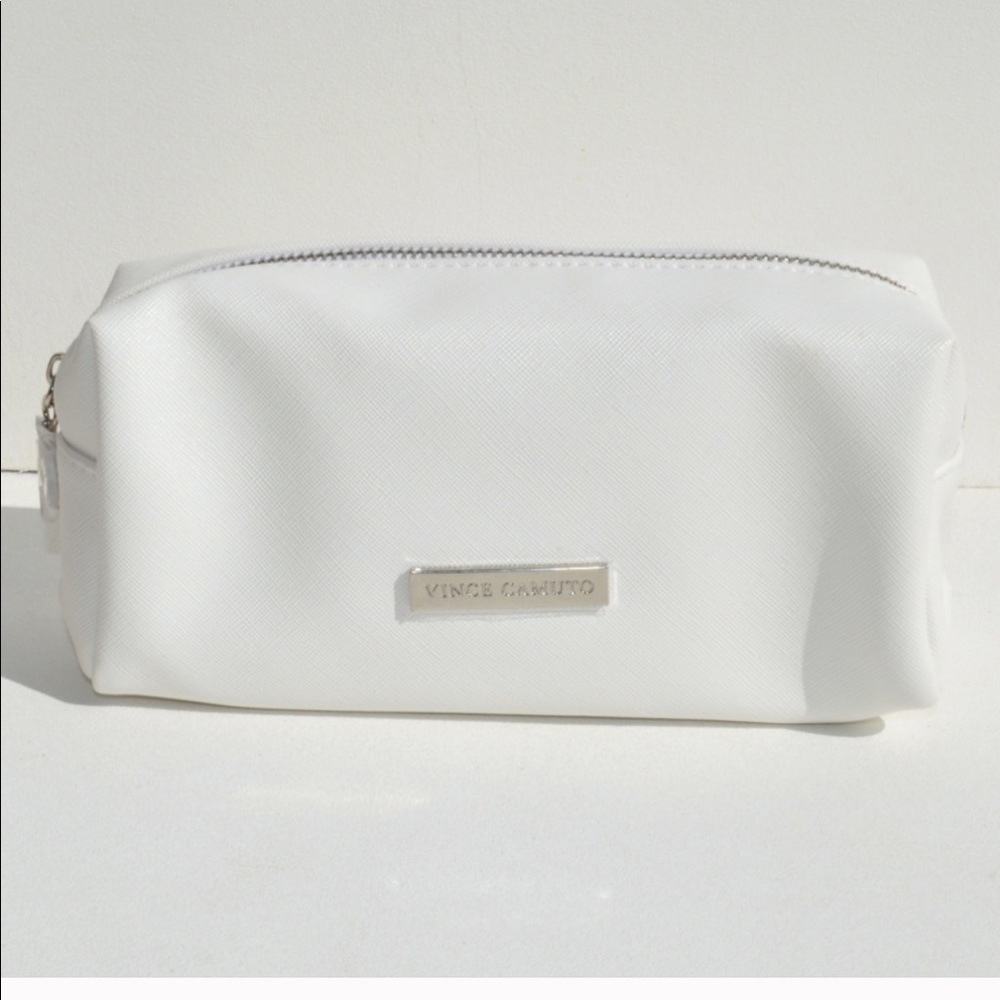 Vince Camuto Makeup Cosmetics Bag White